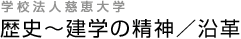 歴史〜建学の精神・沿革
