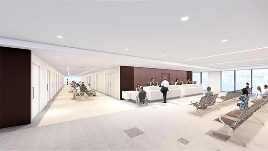 外来診察の待合空間