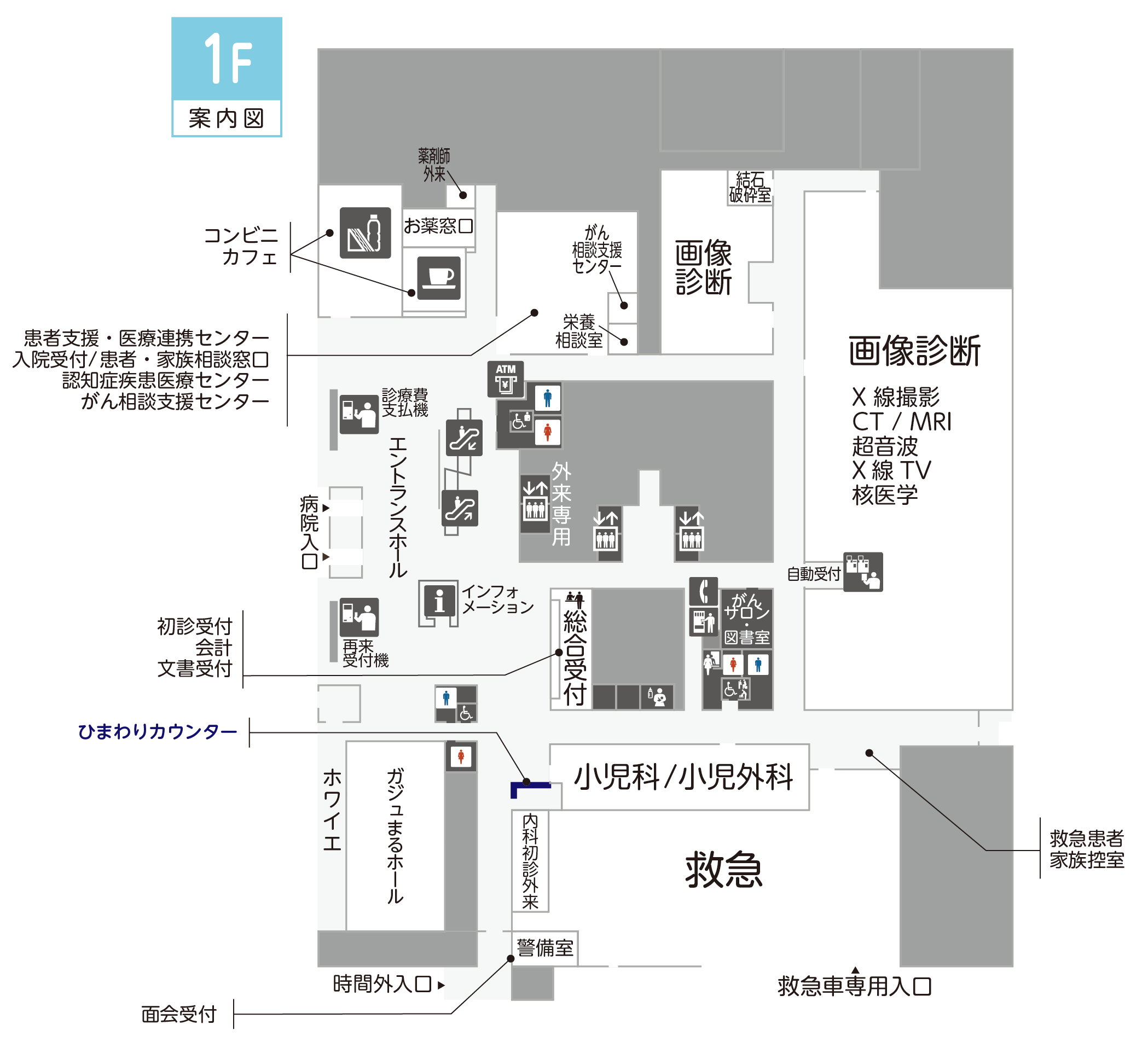フロアマップ1F